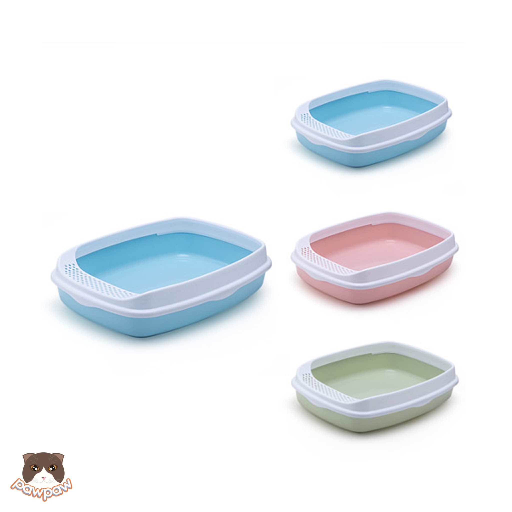  Khay vệ sinh size trung hình chữ nhật cho mèo 