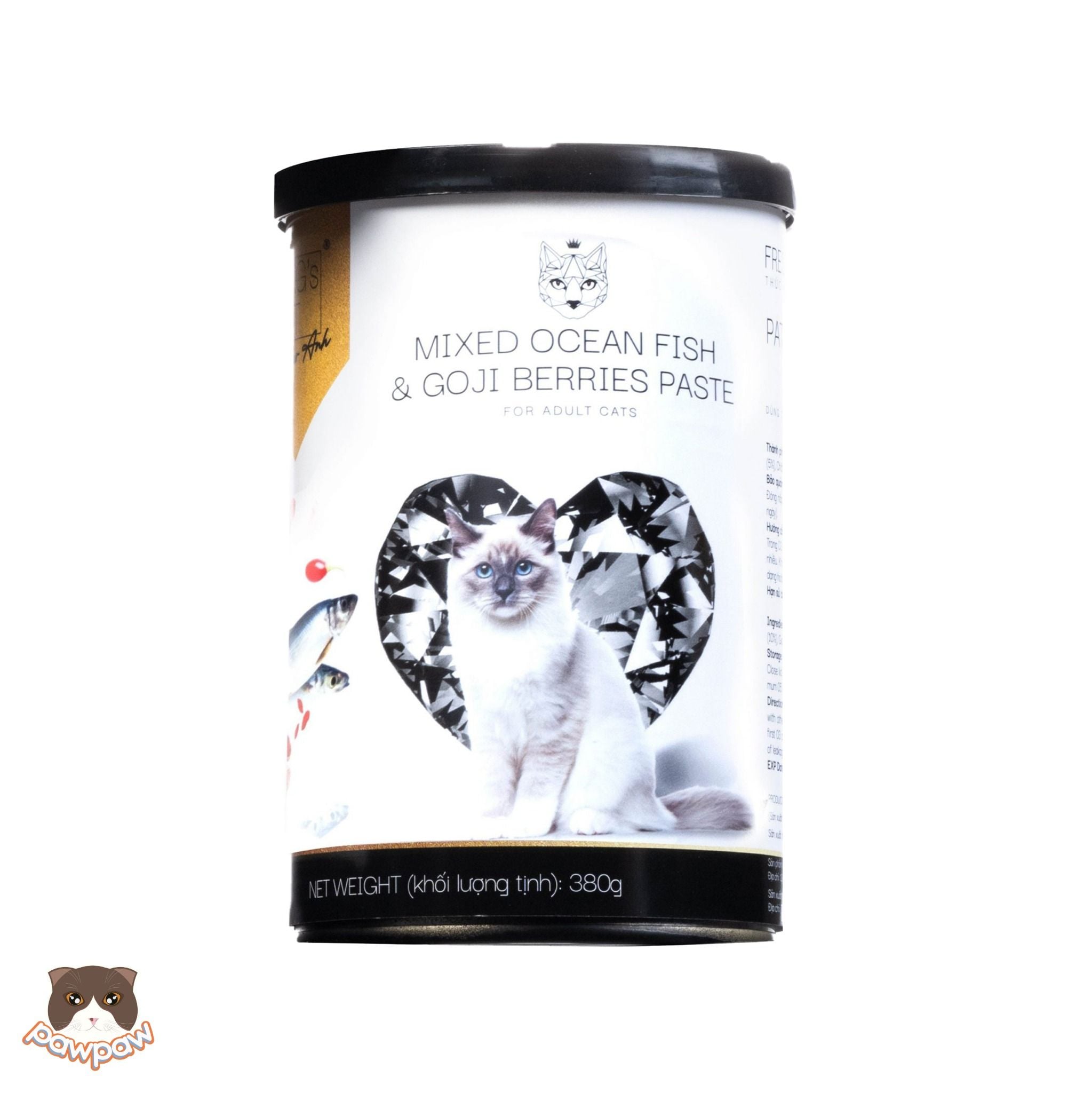  Pate chó mèo King's Pet thức ăn hỗn hợp hoàn chỉnh 380g 