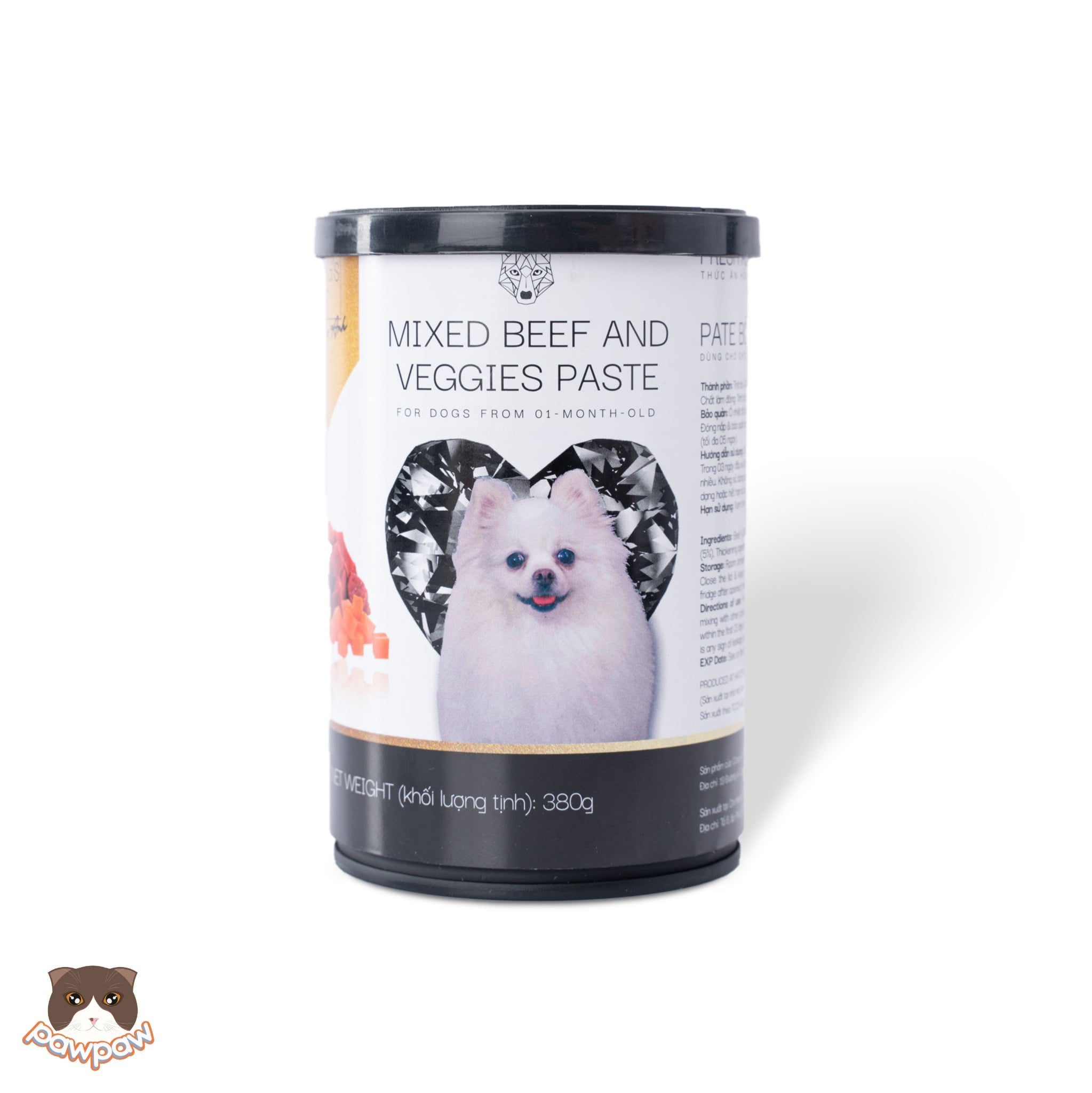  Pate King's Pet lon 380g cho chó 