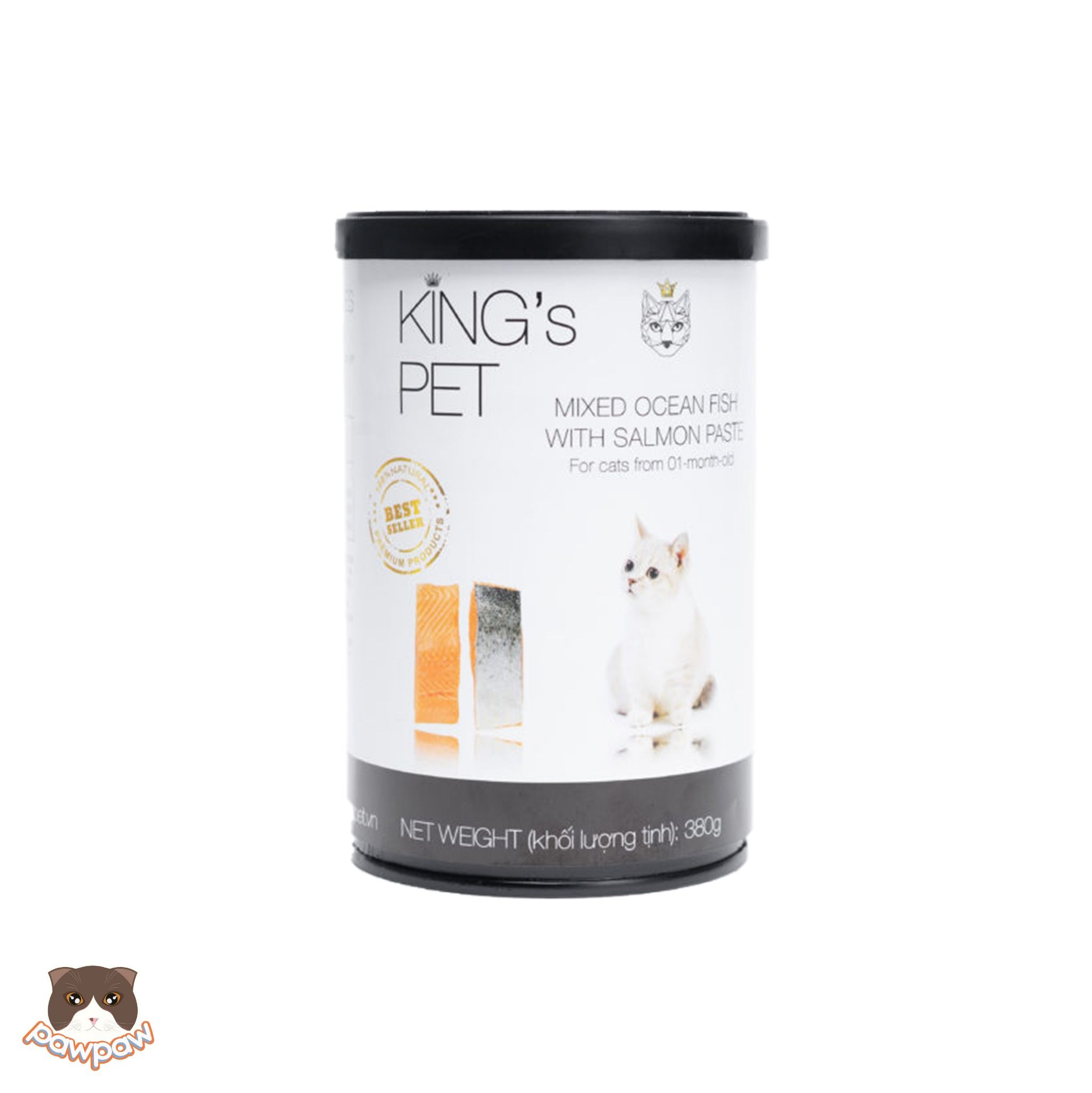  Pate chó mèo King's Pet thức ăn hỗn hợp hoàn chỉnh 380g 