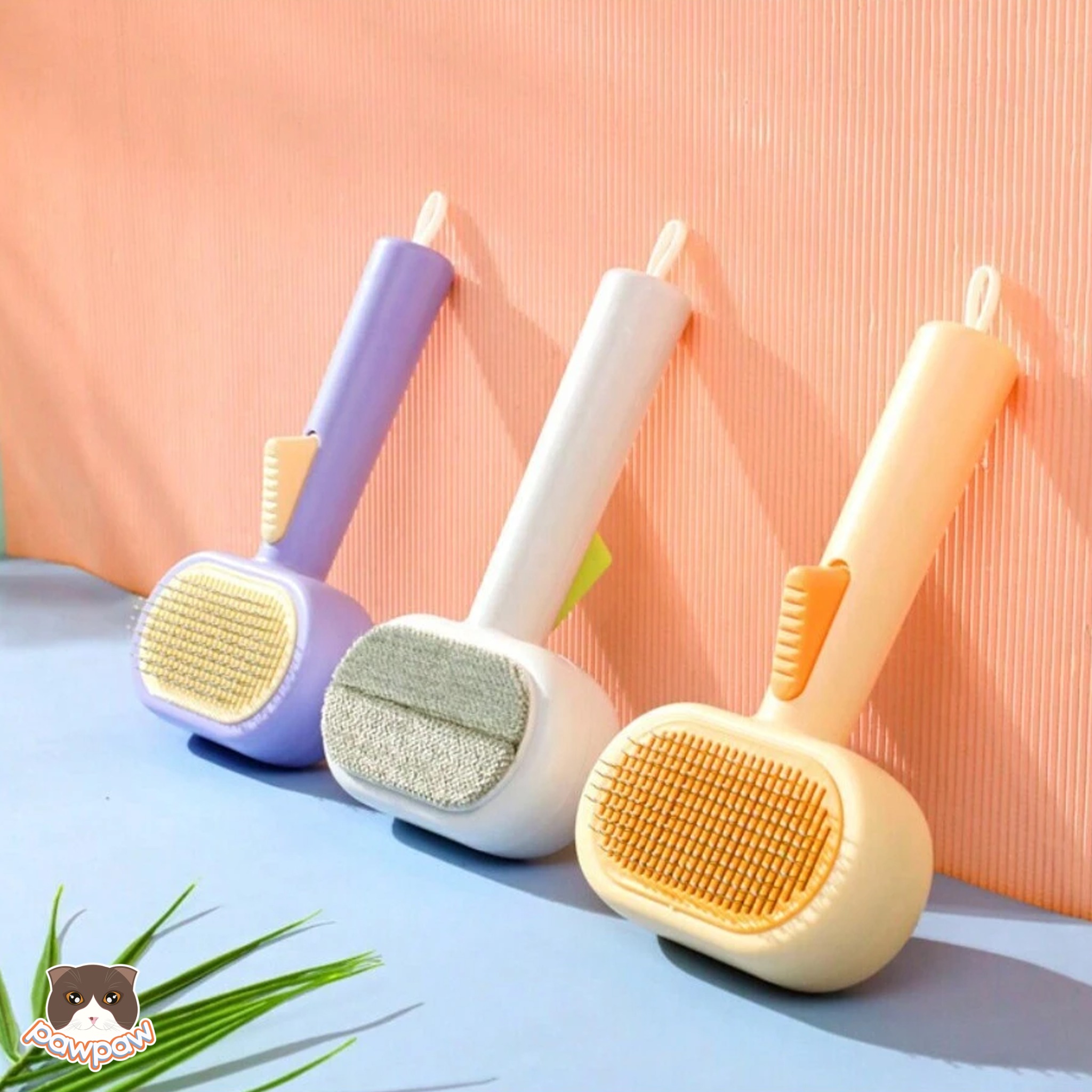  Lược chải đẩy đông chó mèo & loại bỏ bụi 