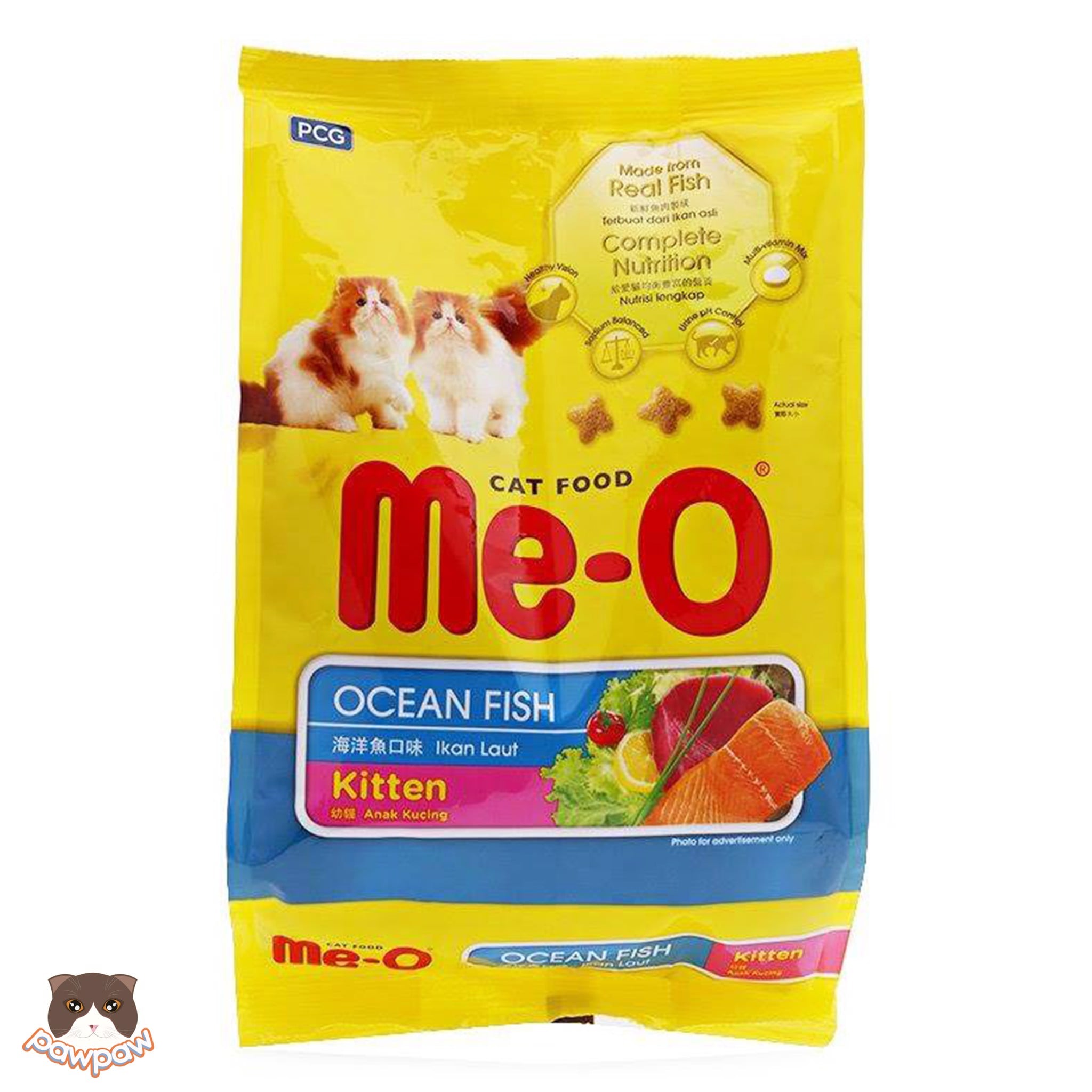  Thức ăn hạt cho mèo con Me-O Kitten Ocean Fish 