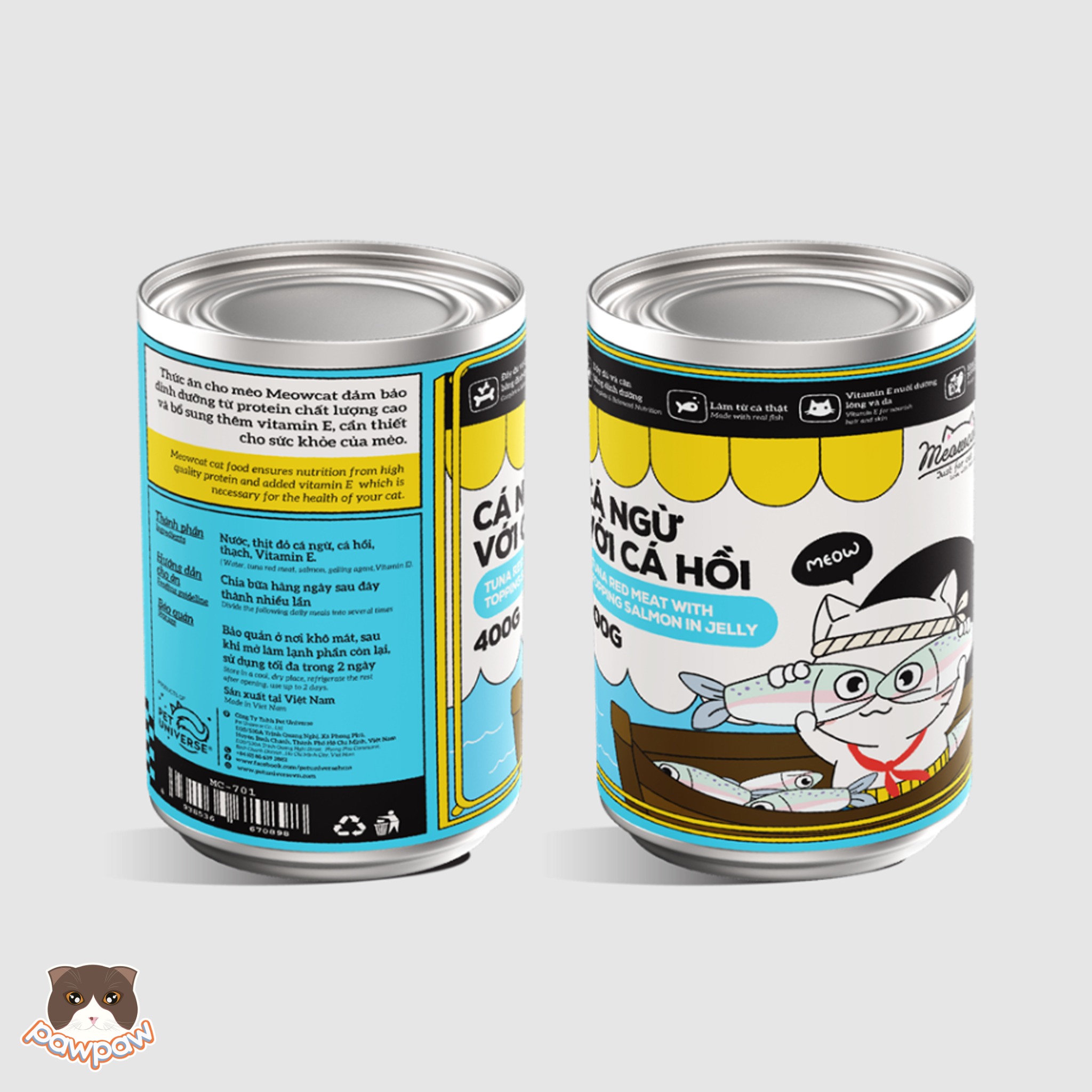  Pate Meowcat lon 400g cho mèo 