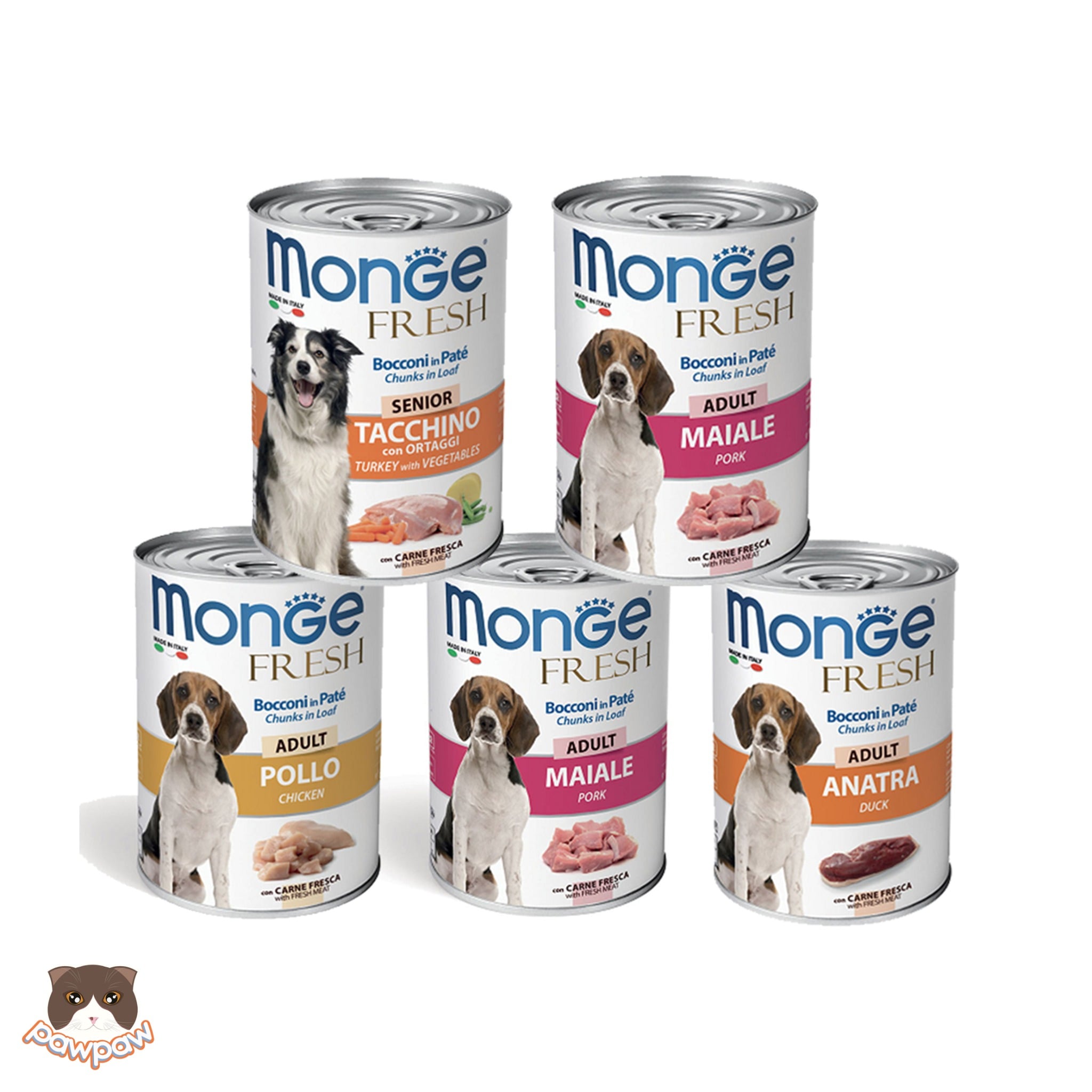  Pate Monge lon 400g cho chó 