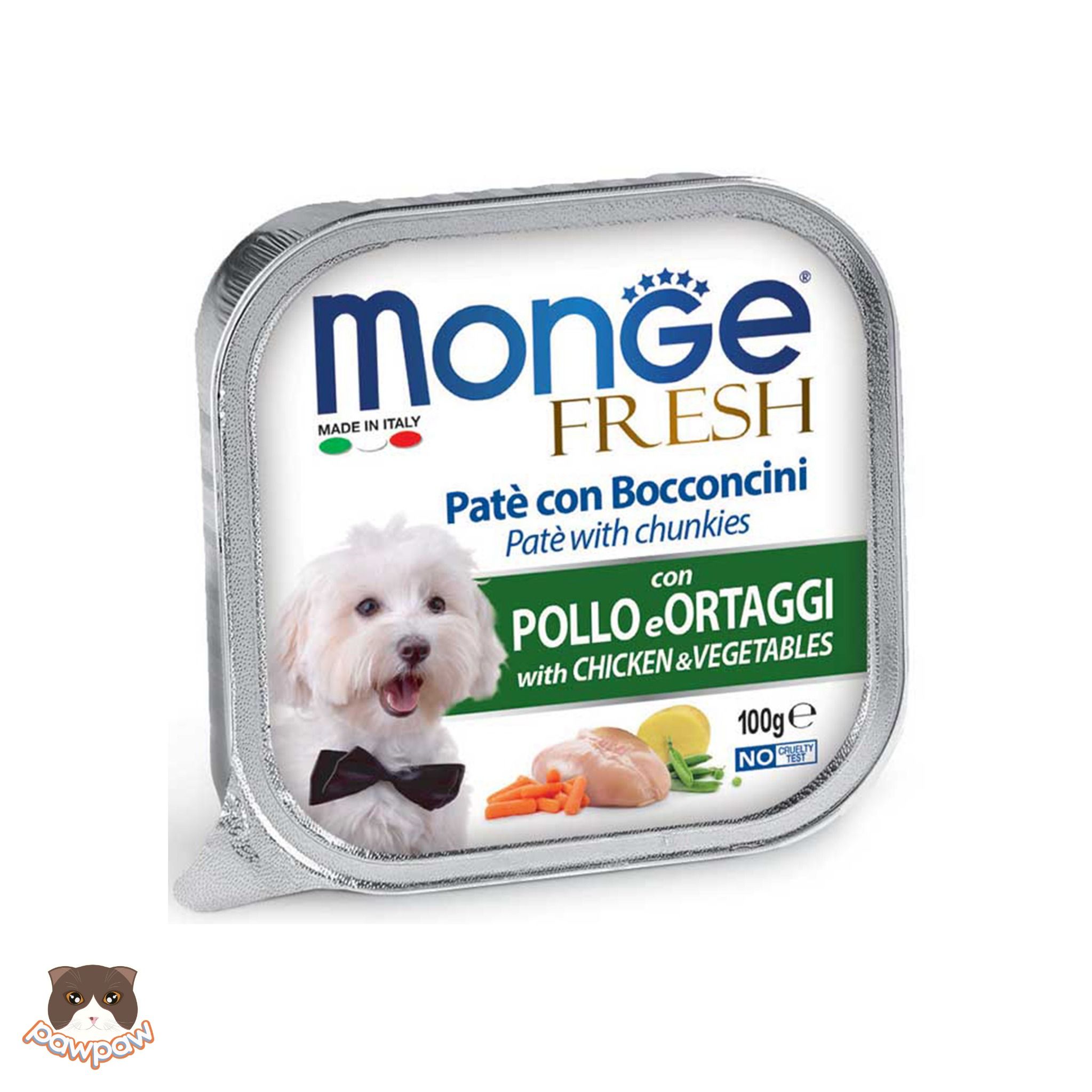  Pate Monge 100g nhiều vị cho chó 