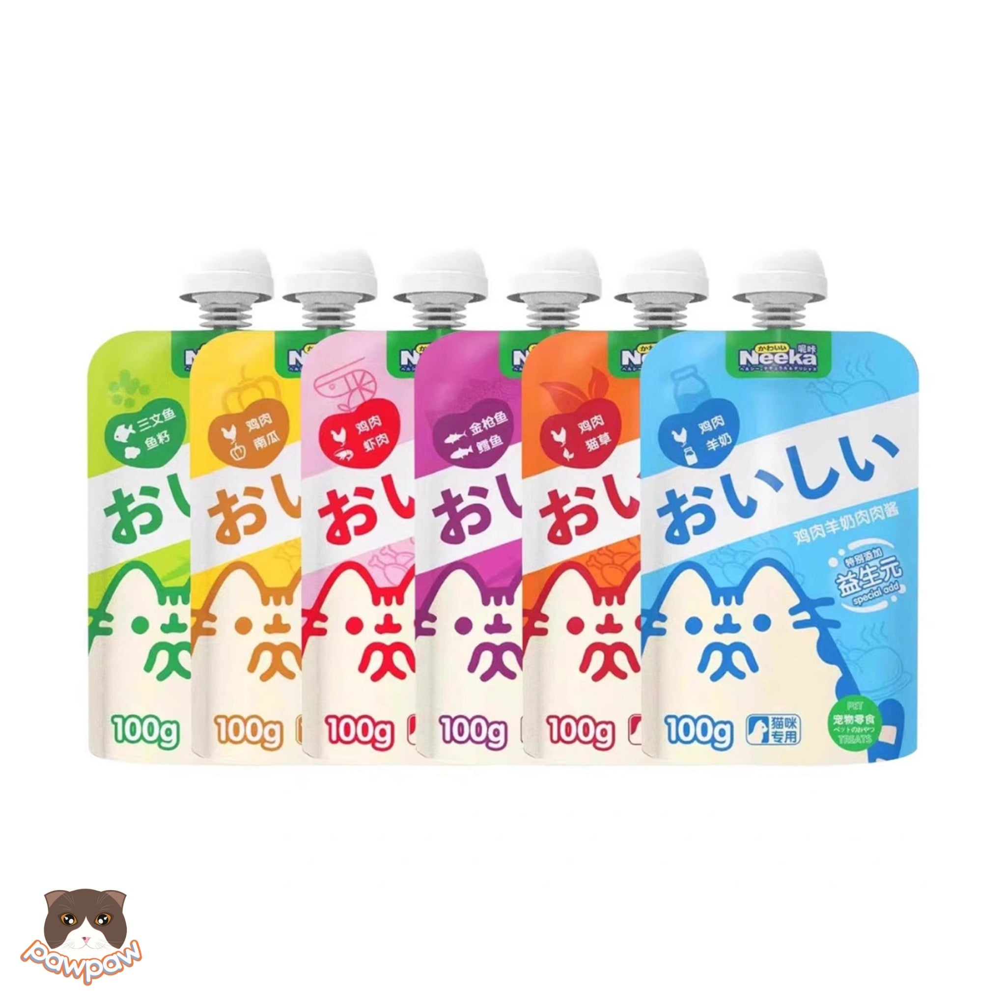  Súp thưởng nắp vặn Neeka 100g cho mèo 