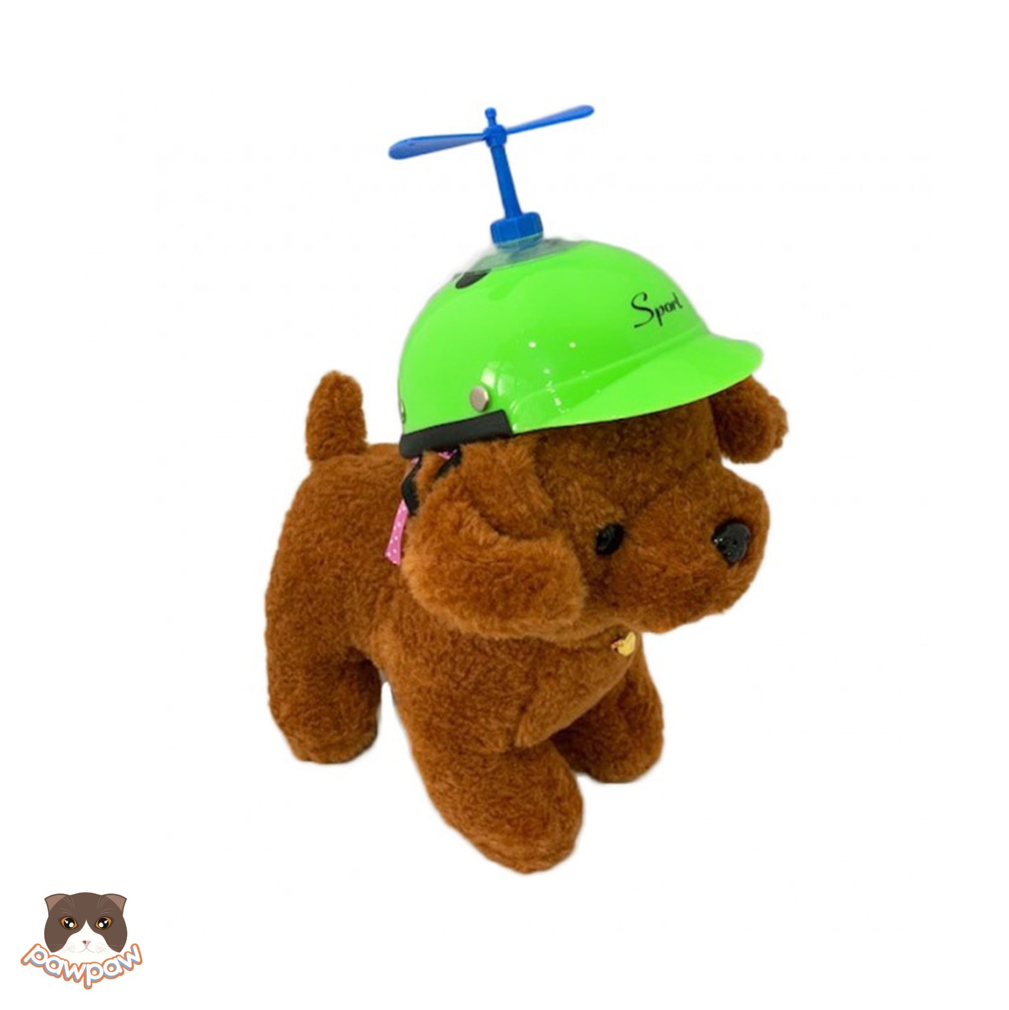  Nón bảo hiểm có chong chóng cho chó mèo 