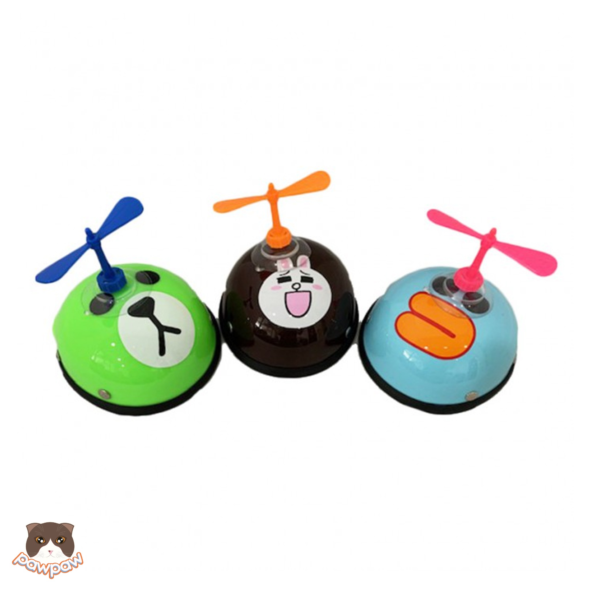  Nón bảo hiểm có chong chóng cho chó mèo 