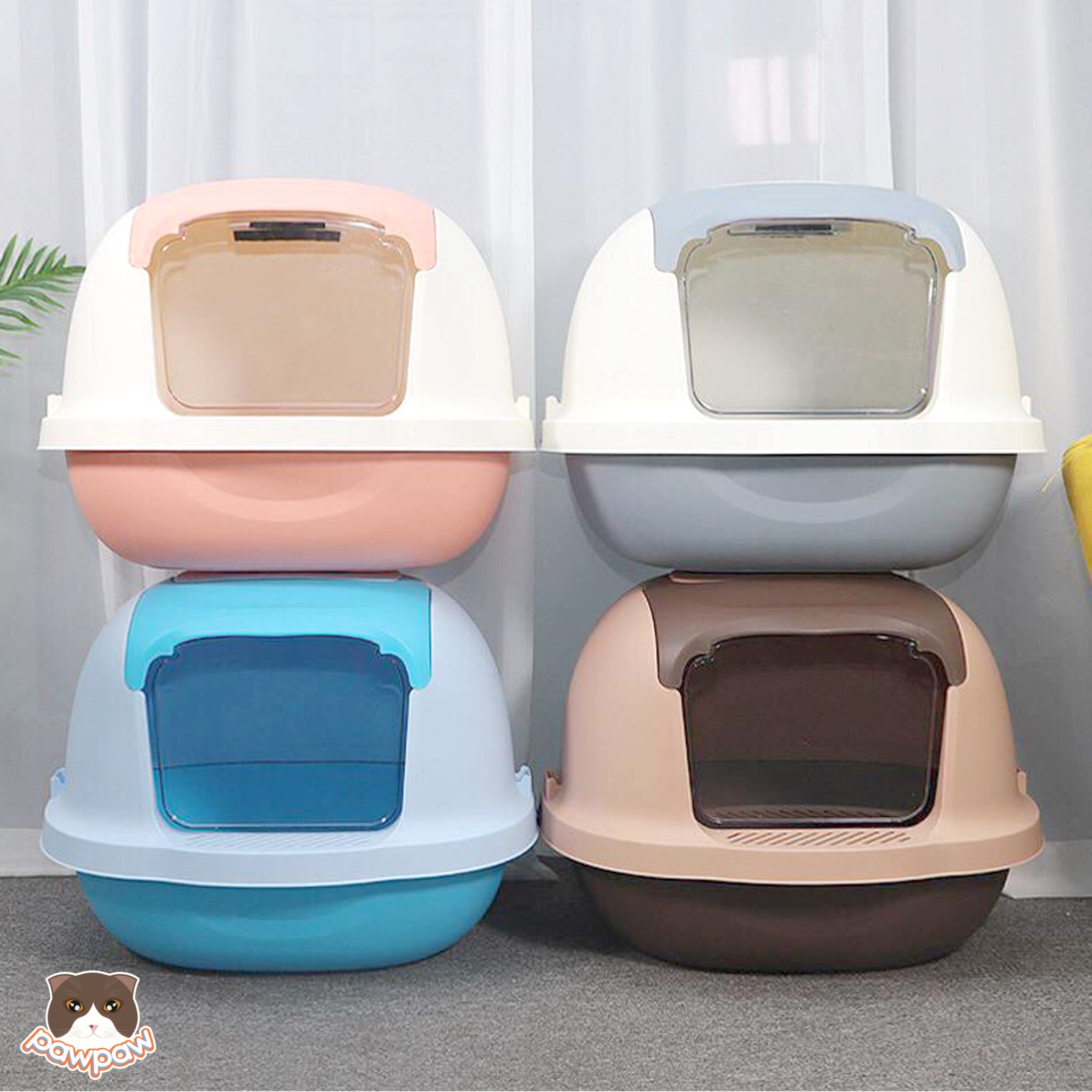  Nhà vệ sinh vòm cho mèo 