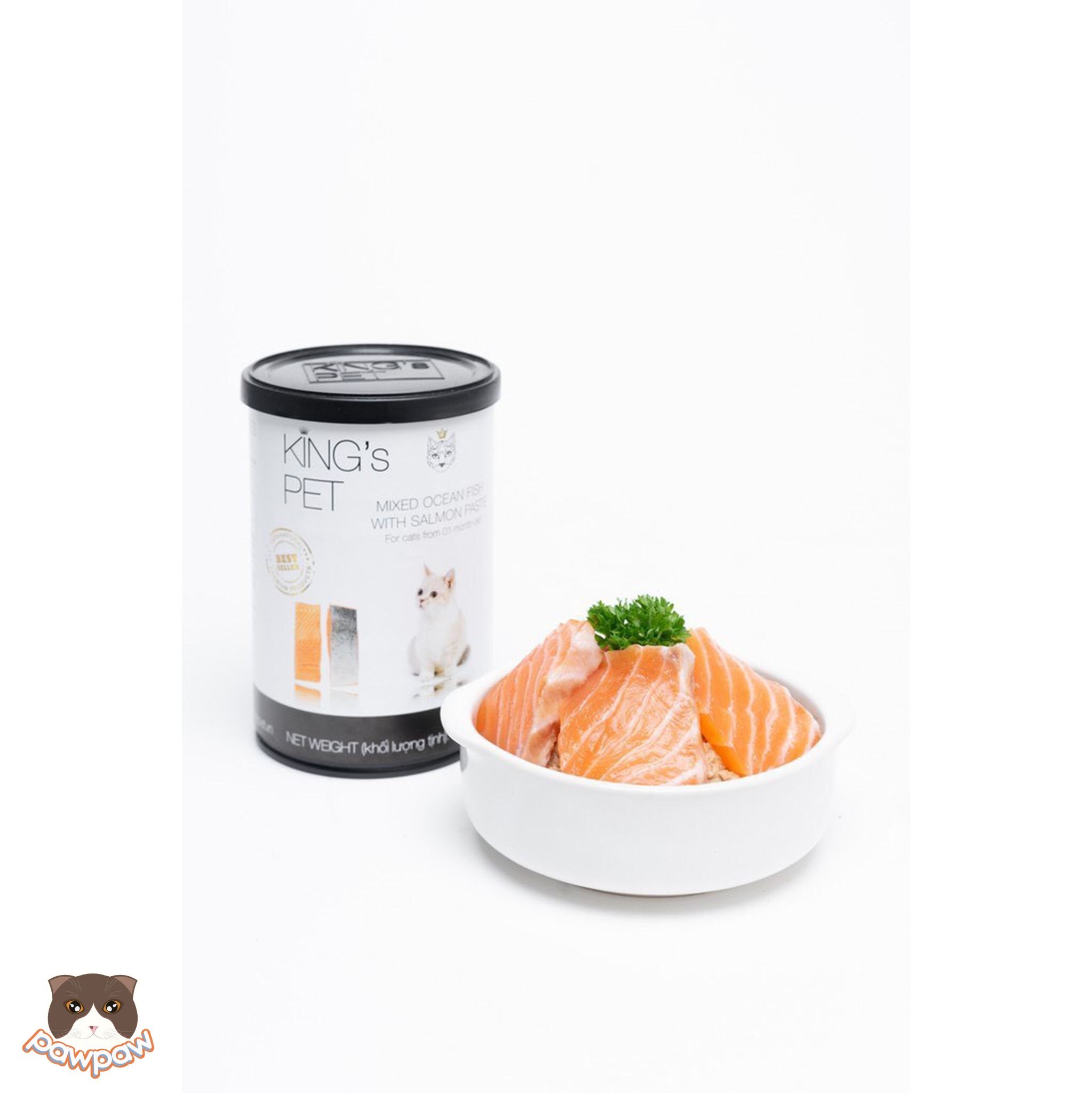  Pate chó mèo King's Pet thức ăn hỗn hợp hoàn chỉnh 380g 