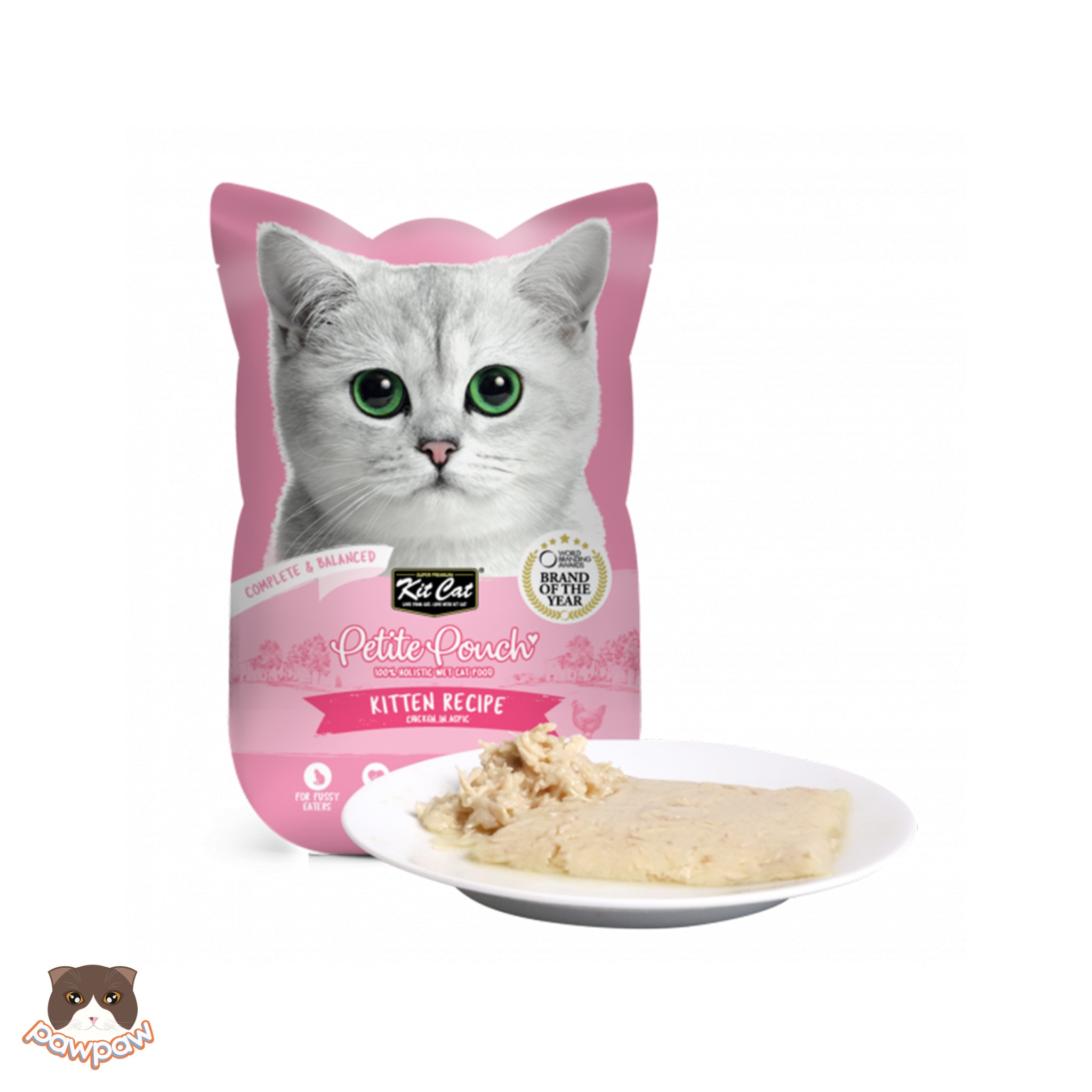 Pate Kitcat Petite Pouch Kitten 70g cho mèo con 