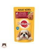  Pate Pedigree gói 130g nhiều vị cho chó 