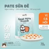  Thức ăn pate cho mèo làm từ sữa dê PetQ 70g 
