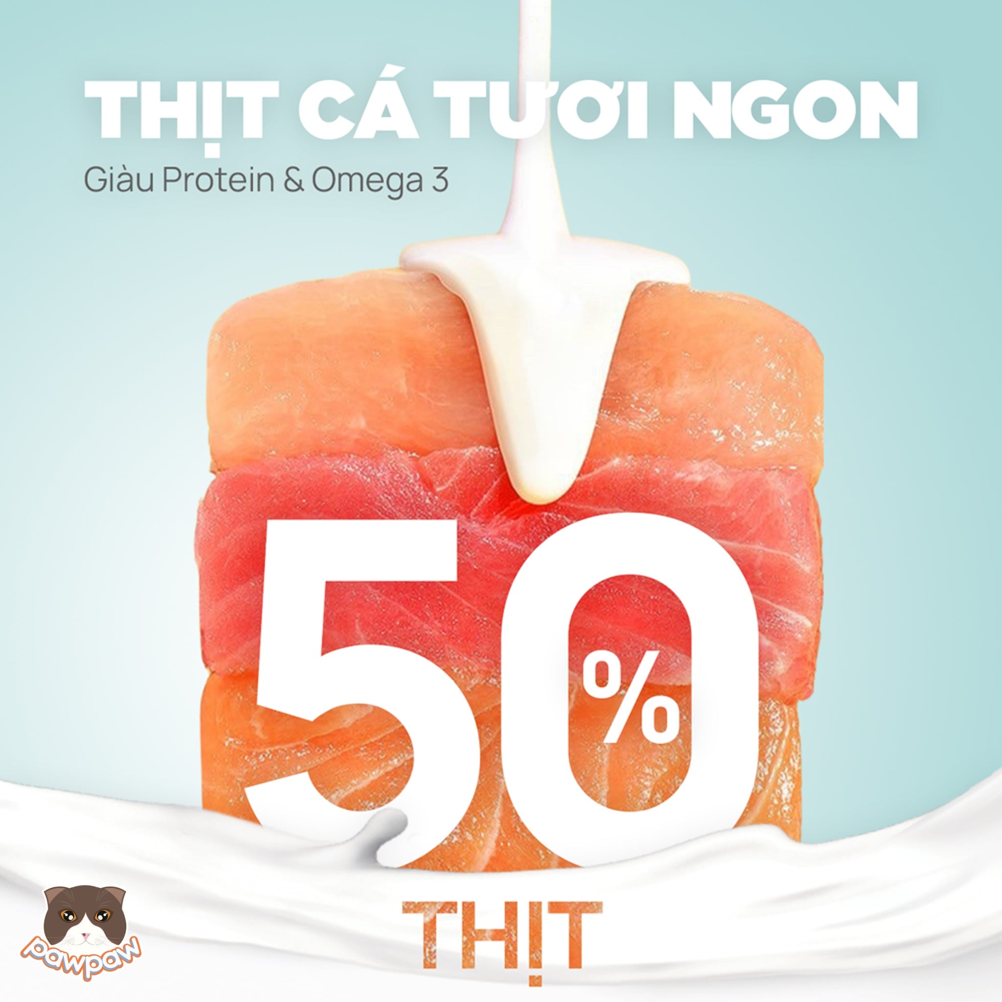  Pate sữa dê PetQ gói 70g cho mèo 