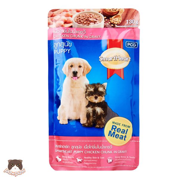  Pate Smartheart gói 130g cho chó con 