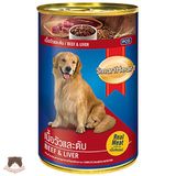  Pate Smartheart lon 400g vị bò cho chó 