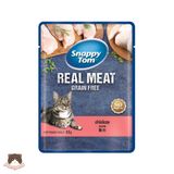  Pate Snappy Tom Real Fish - Real Meat 85g cho mèo 
