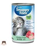  Pate Snappy Tom lon 150g vị gà cho mèo con 