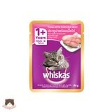  Pate Whiskas gói 80g cho mèo trưởng thành 