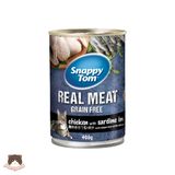  Pate Snappy Tom Real Meat lon 400gr cho mèo 