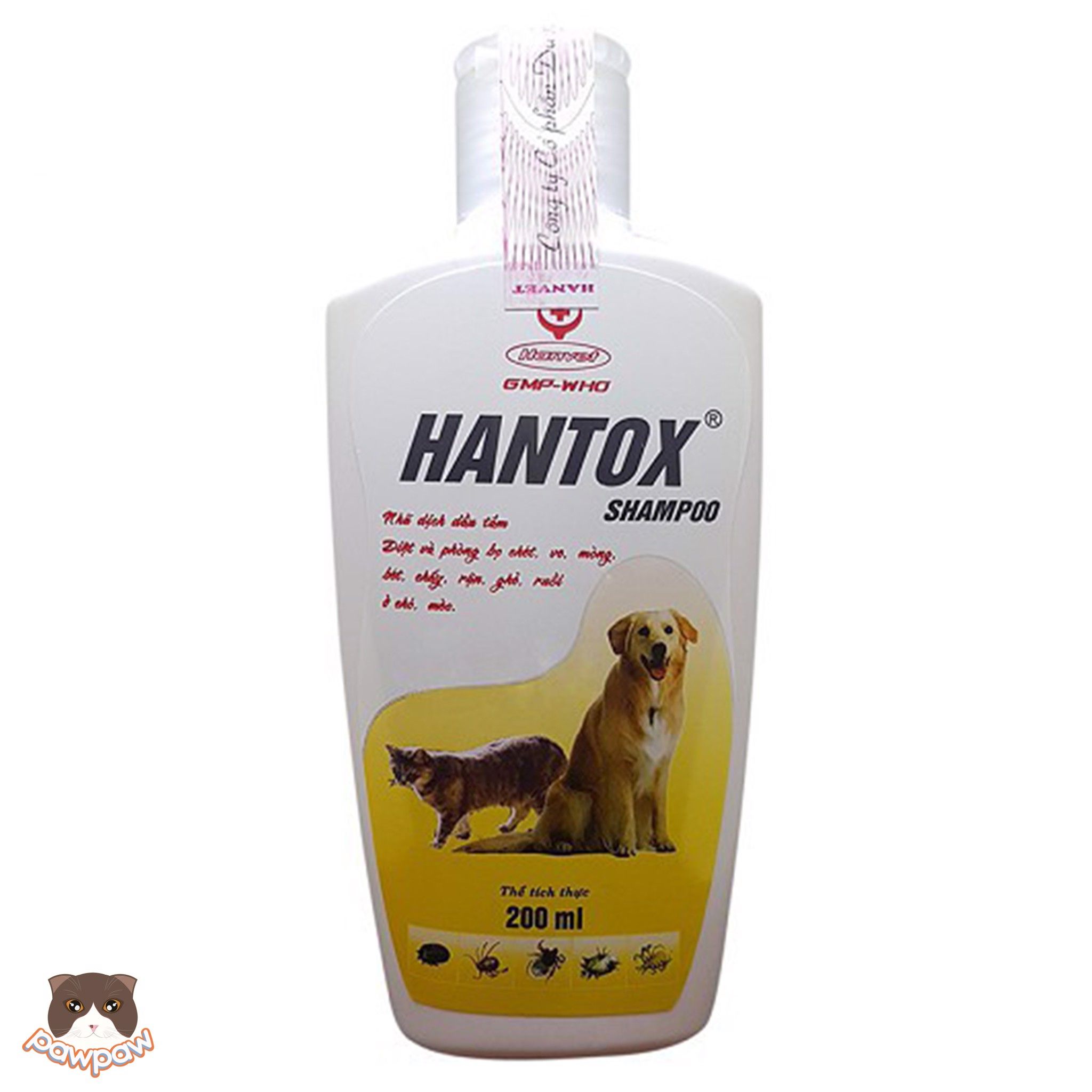  Sữa tắm Hantox trị ve rận cho chó mèo 