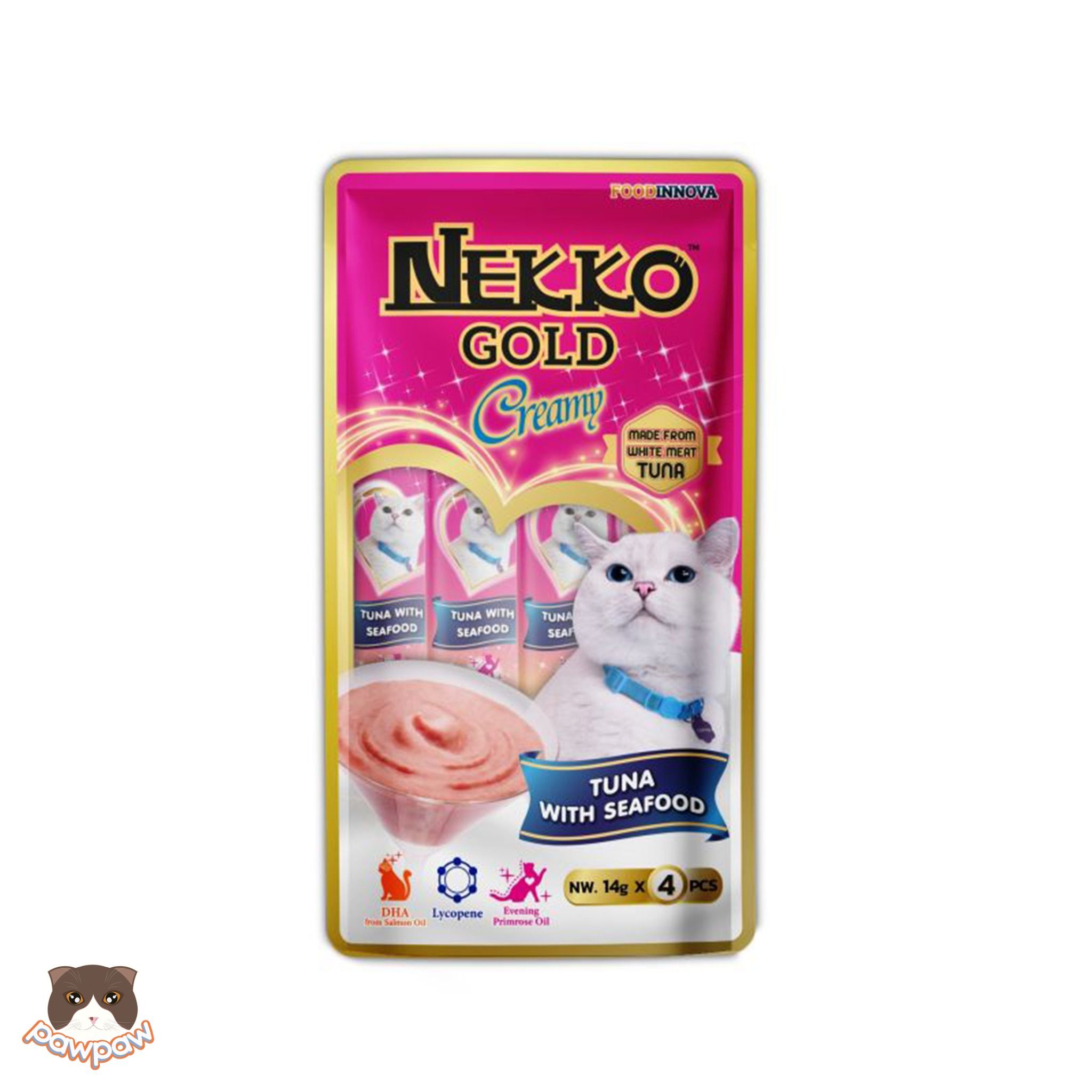  Súp thưởng Nekko Gold 4 thanh cho mèo 