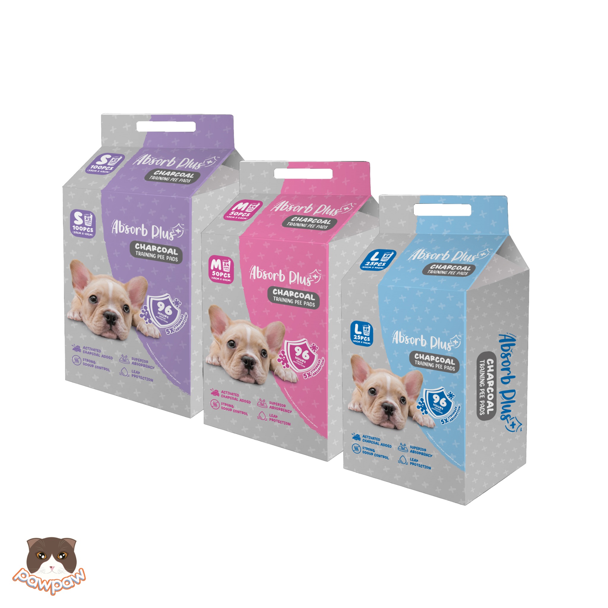  Tả lót Absorb khử mùi 96 giờ cho chó 