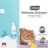 Bọt tắm khô Cature 150Ml cho chó mèo 