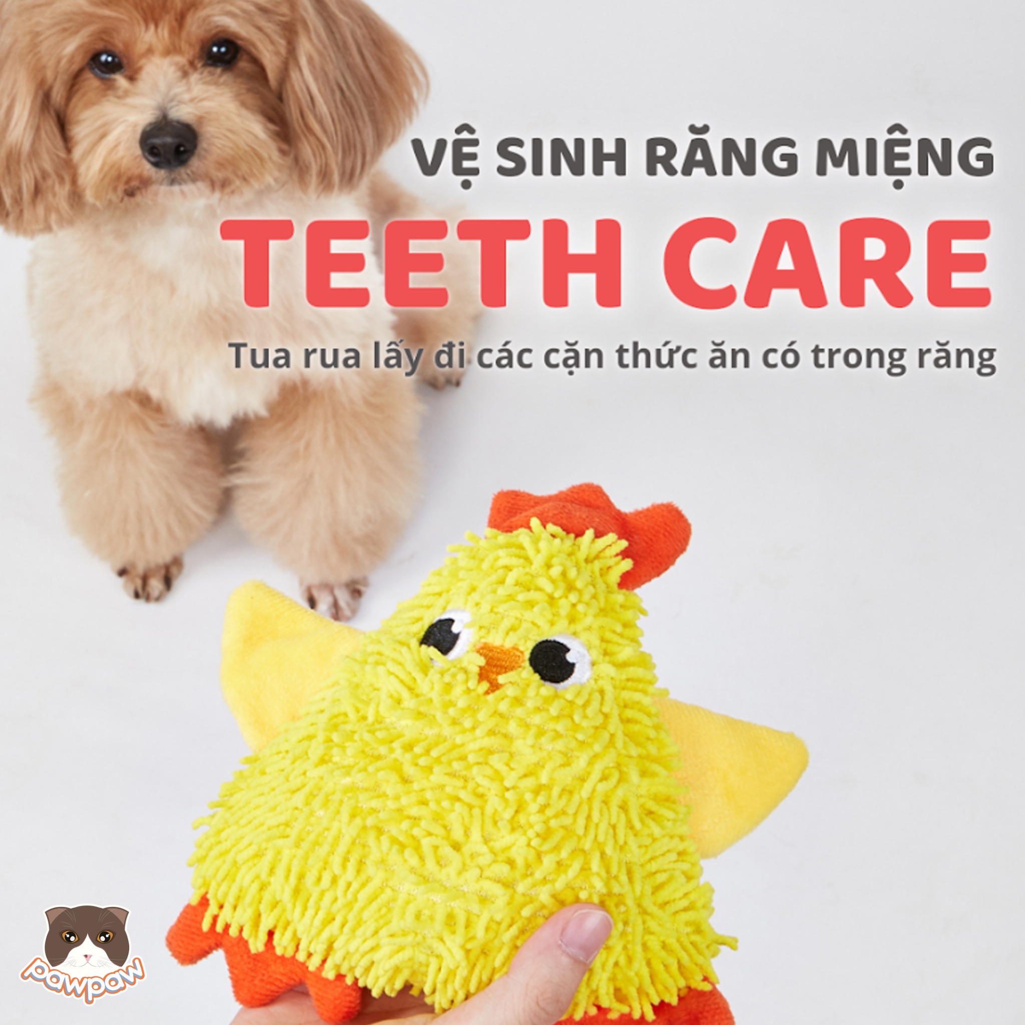  Đồ chơi gà vàng tua rua Fofos cho chó 