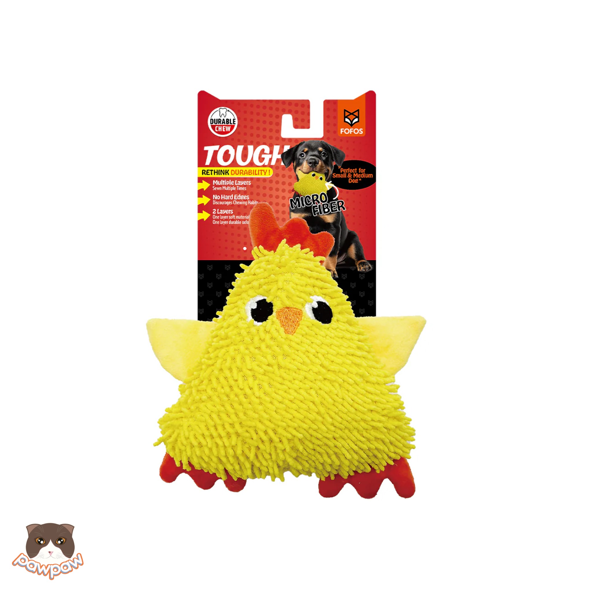  Đồ chơi gà vàng tua rua Fofos cho chó 