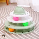  Đồ chơi tháp banh hình đầu tròn cho mèo 
