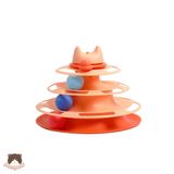  Tháp banh 3 tầng có vòng xoay cho mèo 