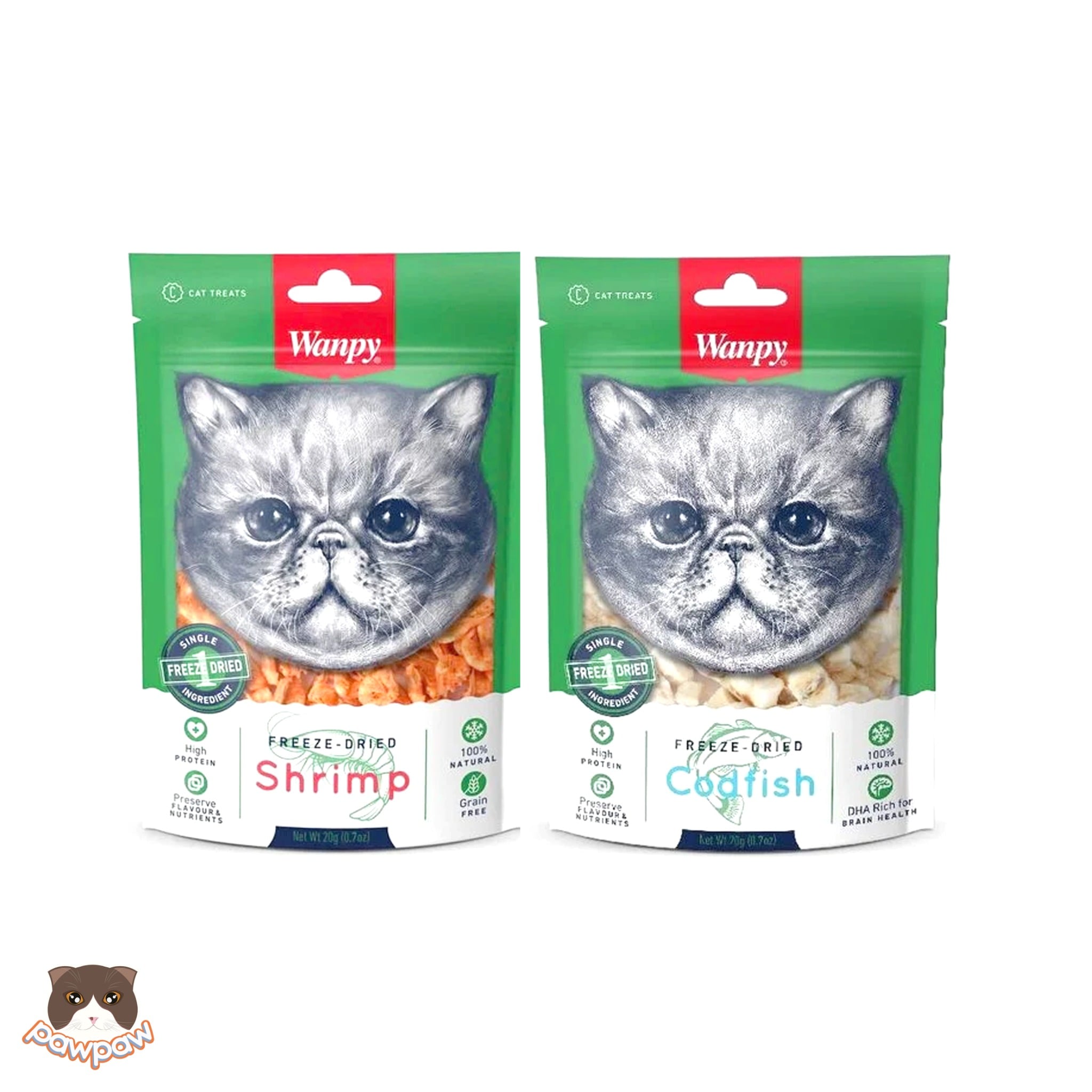  Thịt sấy Wanpy 20g cho mèo 