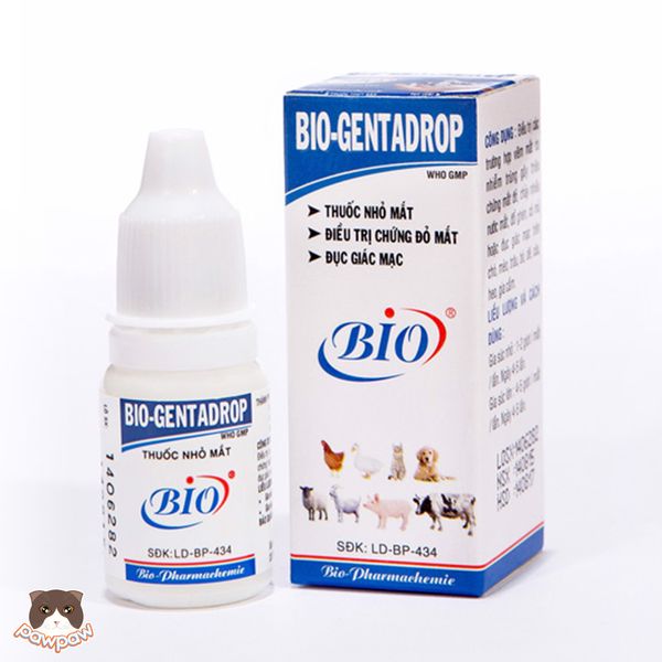  Thuốc nhỏ mắt cho chó mèo Bio 10ml 