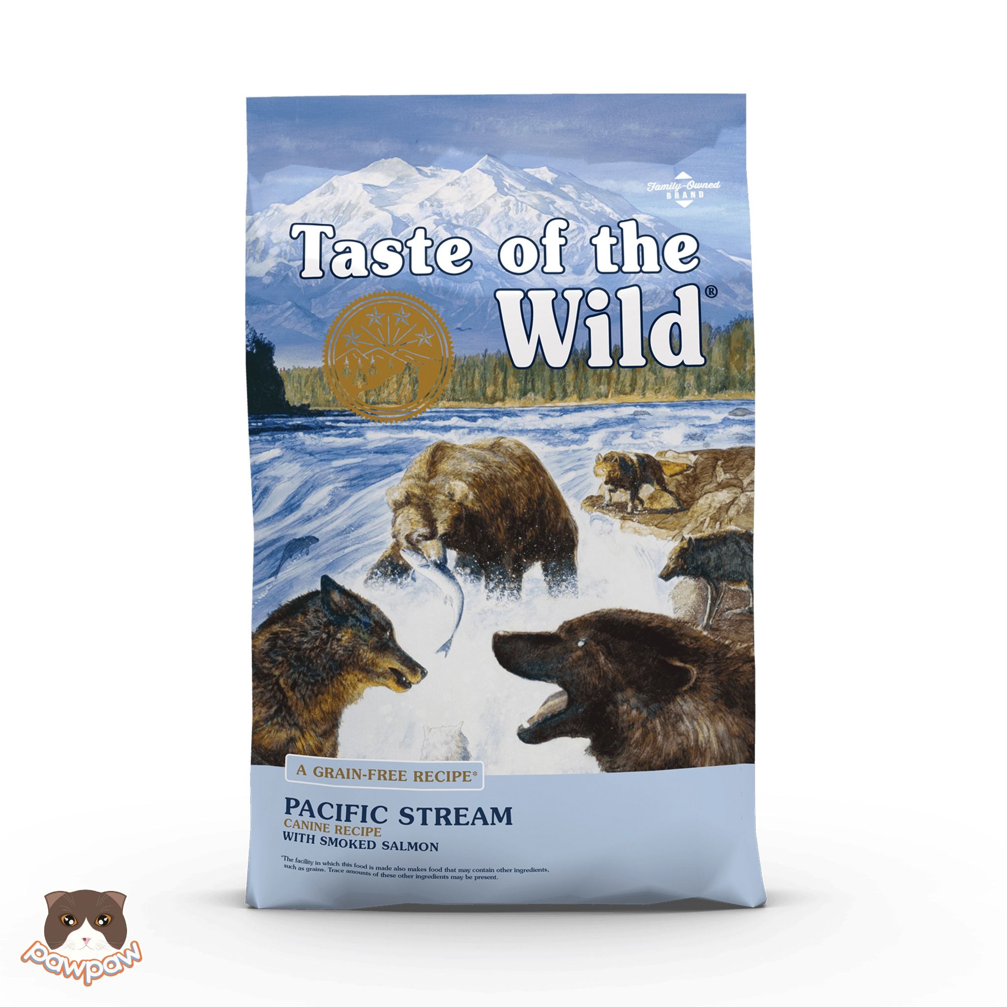  Hạt Taste Of The Wild Pacific Stream cá hồi xông khói 500g cho chó mọi độ tuổi 