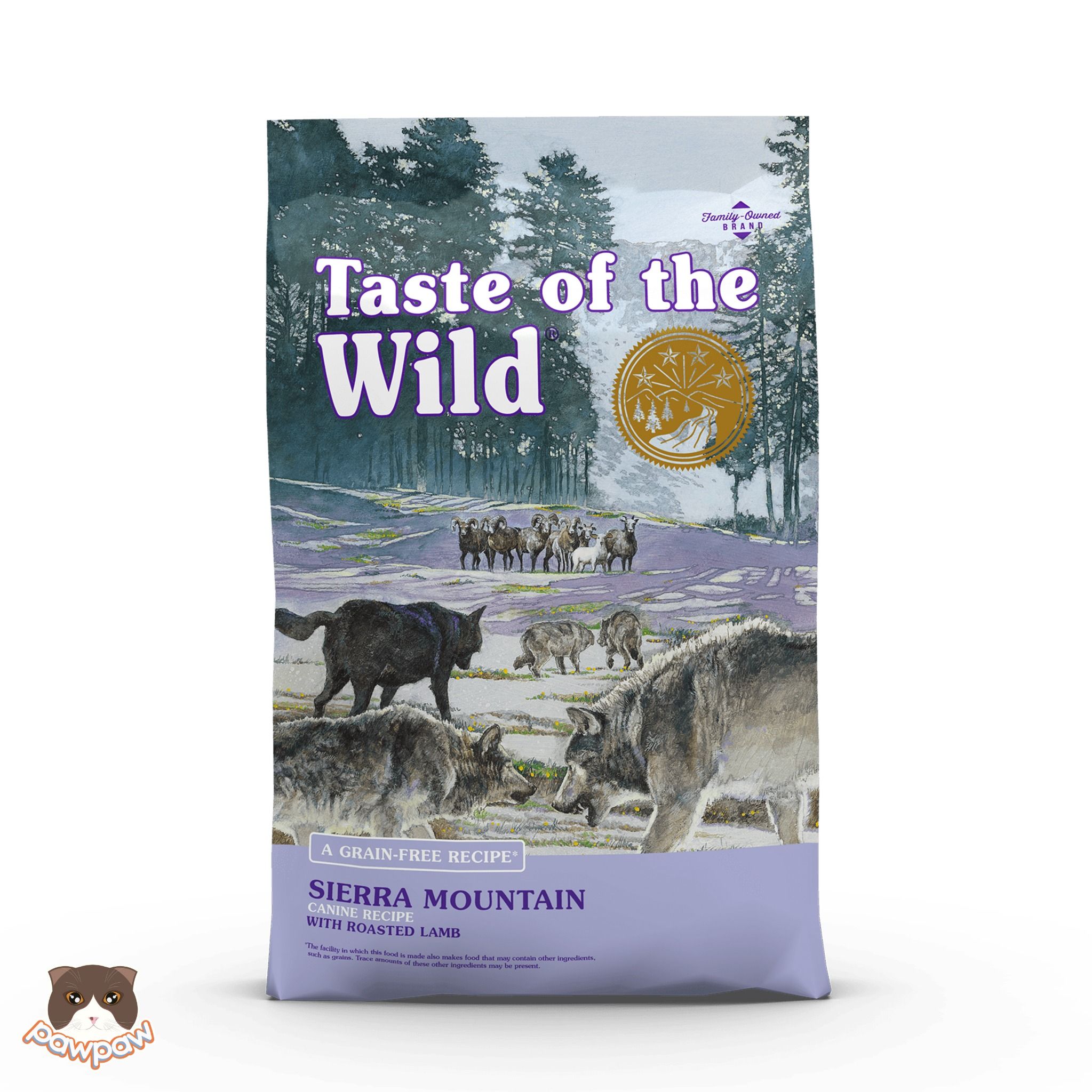  Hạt Taste Of The Wild Sierra Mountain cừu nướng 500g cho chó mọi độ tuổi 