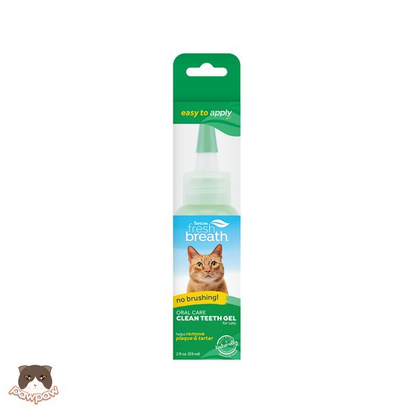  Gel làm sạch răng miệng Tropiclean cho mèo 