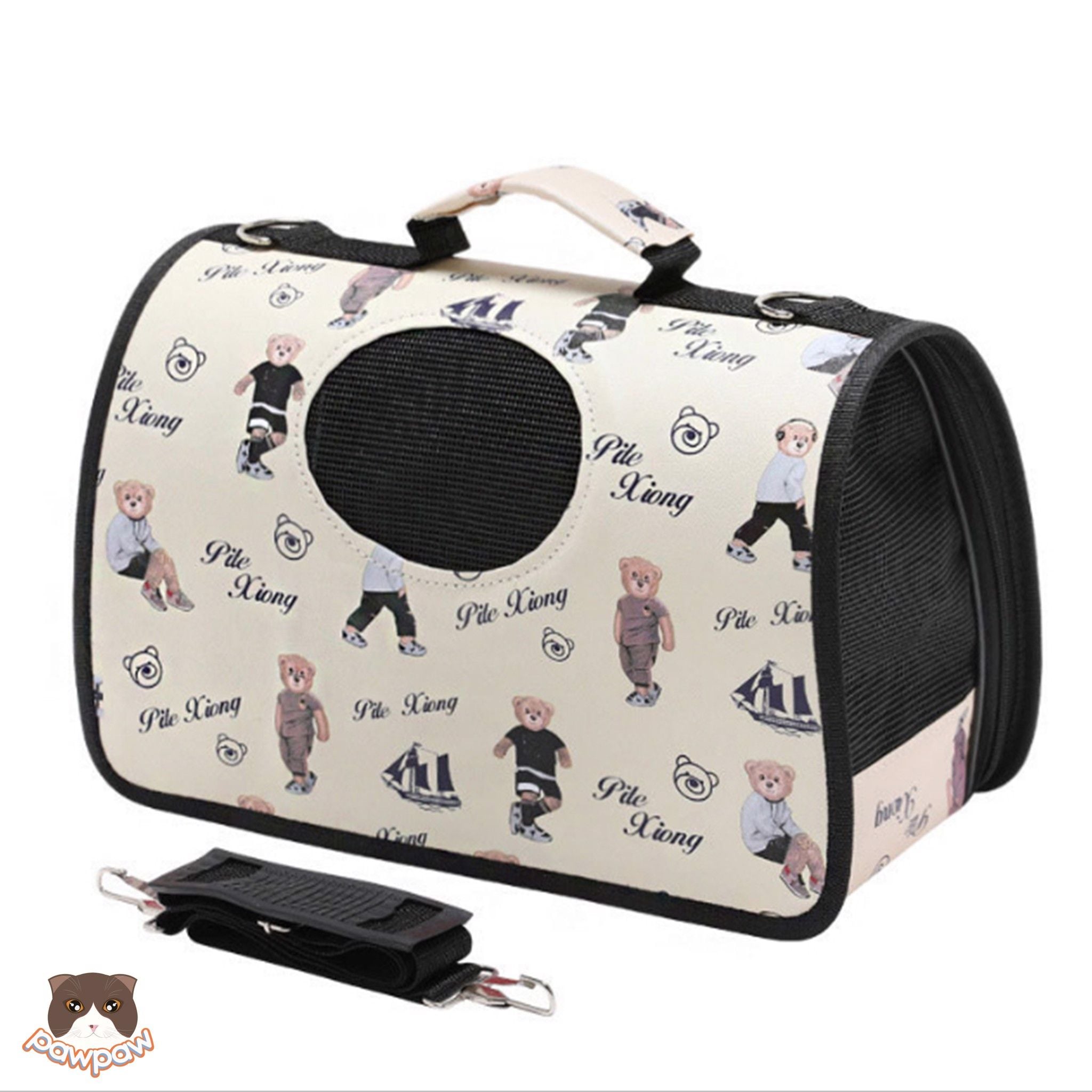  Túi xách hình họa tiết cho chó mèo 