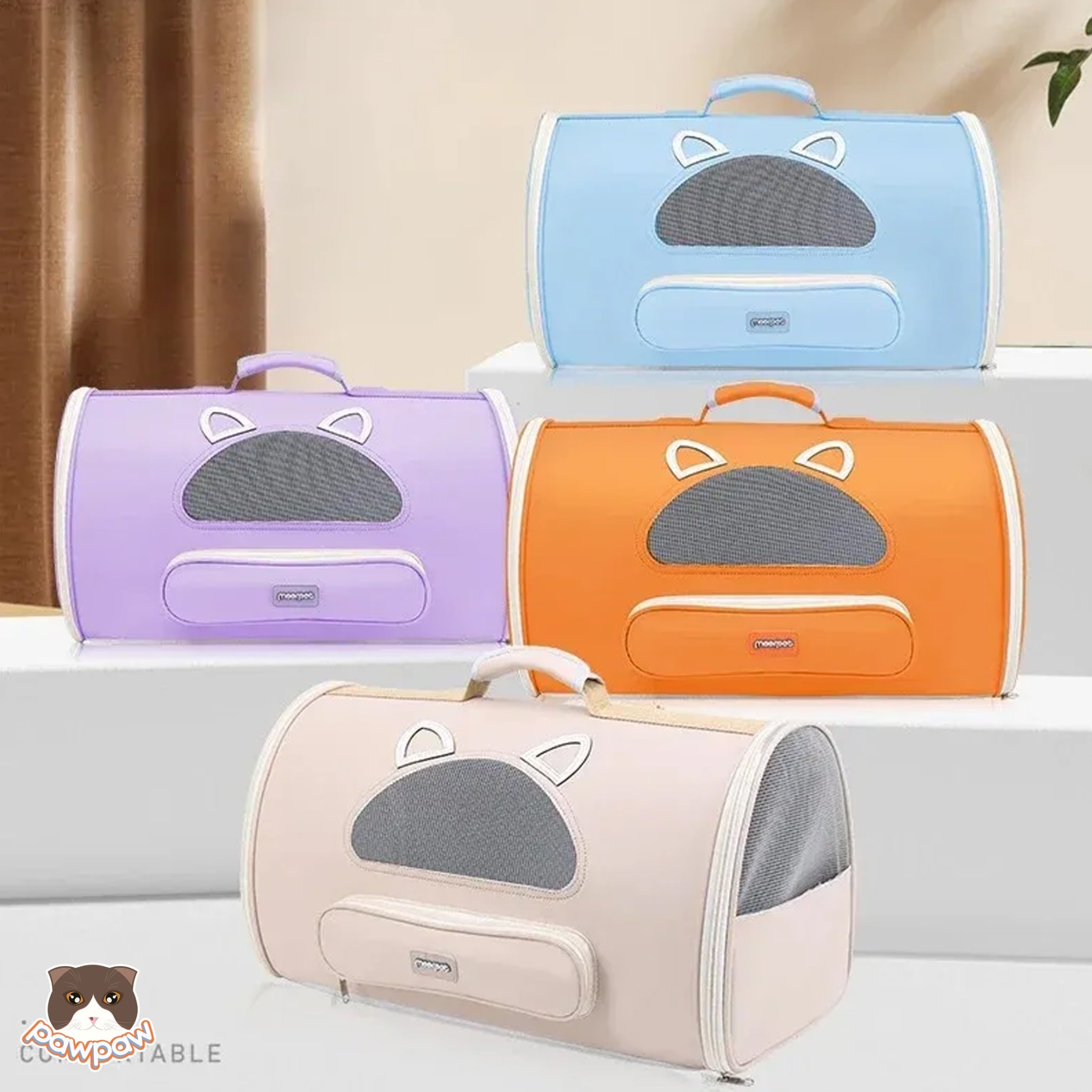  Balo dài hình mèo Moorpet cho chó mèo 