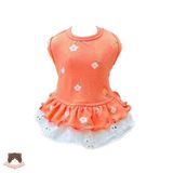  Váy thun cam cho chó mèo 