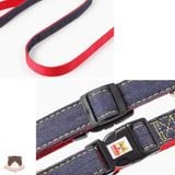  Vòng cổ vải jeans cho chó mèo 