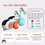  Xe điện điều khiển từ xa Pet Gravity cho chó mèo 