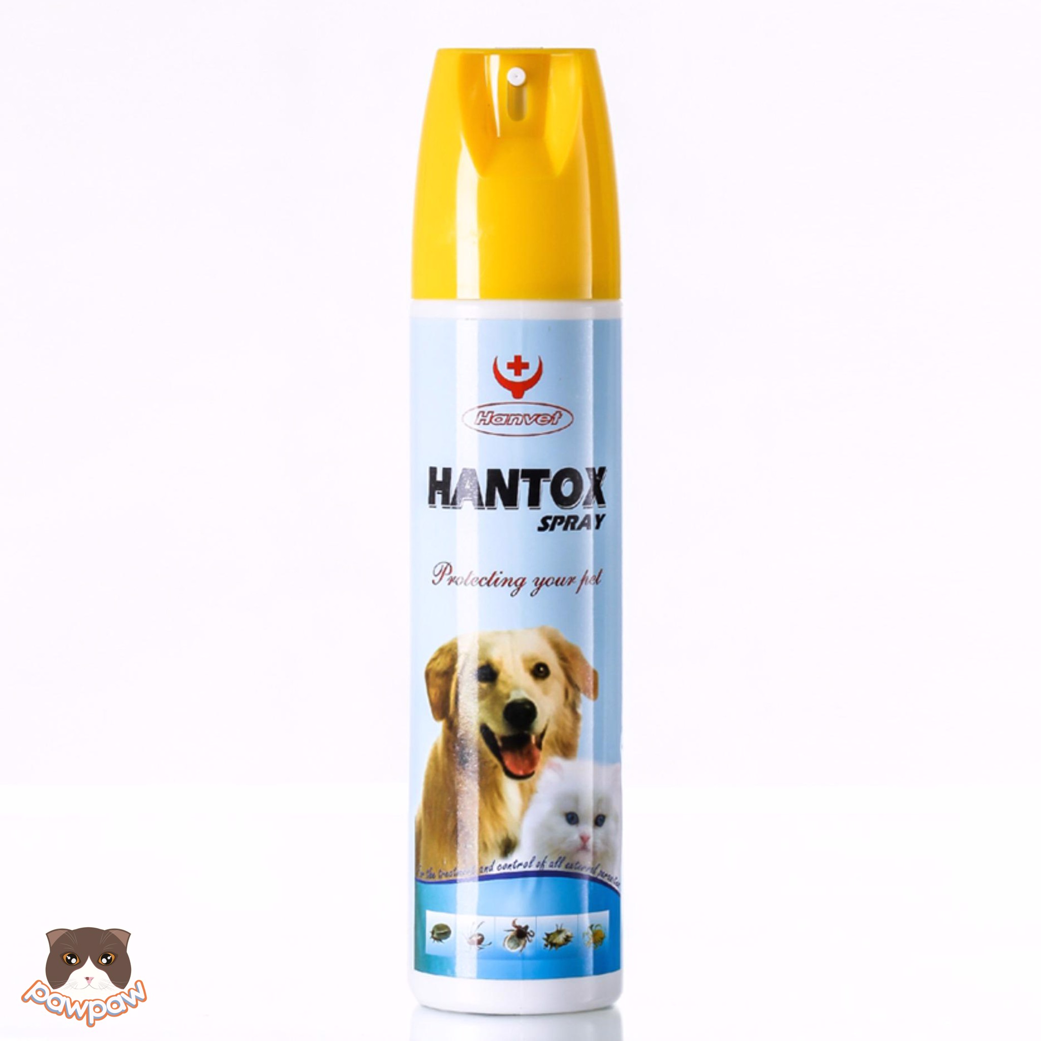  Xịt trị ve rận Hantox 300ml cho chó mèo 