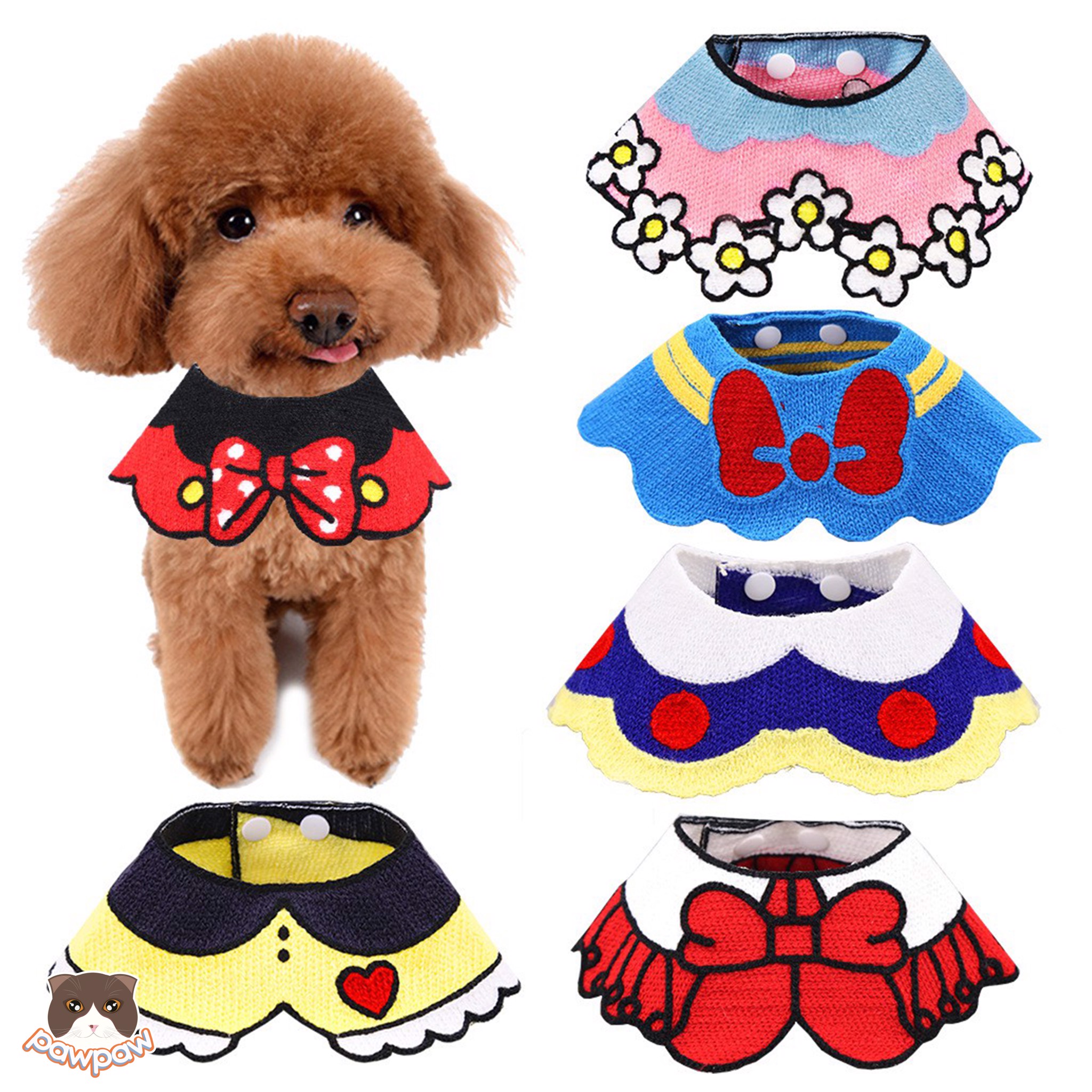  Yếm cổ thời trang cho chó mèo 