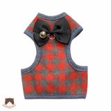  Yếm nơ kèm dây dắt cho chó mèo 