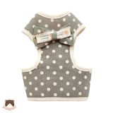  Yếm nơ kèm dây dắt cho chó mèo 