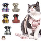  Yếm nơ kèm dây dắt cho chó mèo 