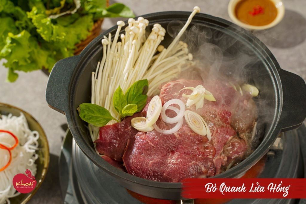  Bò Quanh Lửa Hồng - Hot Claypot Beef 