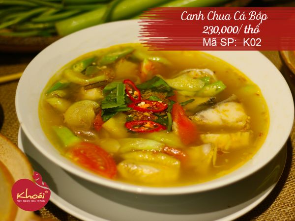  Canh Chua Cá Bớp - Vietnamese Sweet And Sour Cobia Fish Soup 