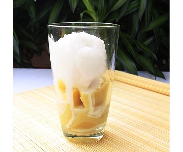  Chè Đậu Xanh Đánh - Sweet Miced Green Bean With Blended Ice 